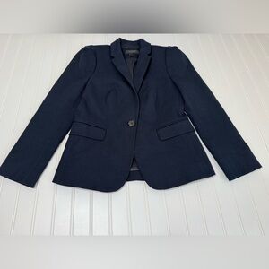 J.Crew Blazer Womens 2 Navy Blue Suit Jacket. 880